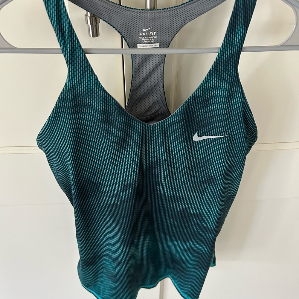 Nike teal Sports Tank